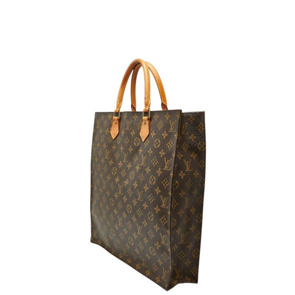LOUIS VUITTON Brown Monogram Leather Tote Bag - Picture 2 of 11